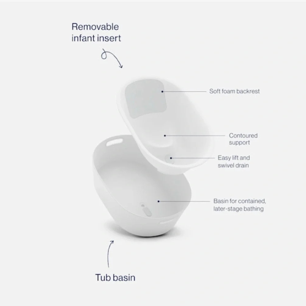 Lalo Bathtime Tub Basin (Coconut)